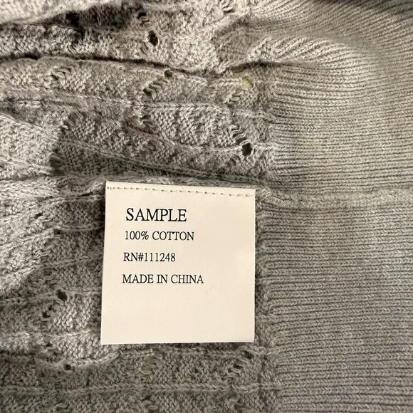 Barefoot Dreams Gray V-Neck Sweater - Picture 9 of 9